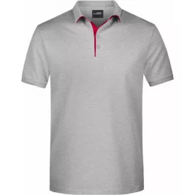 James & Nicholson Men's Piqué Polo Single Stripe