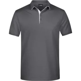 James & Nicholson Men's Piqué Polo Single Stripe