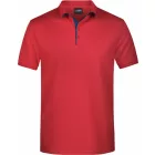 James & Nicholson Men's Piqué Polo Single Stripe