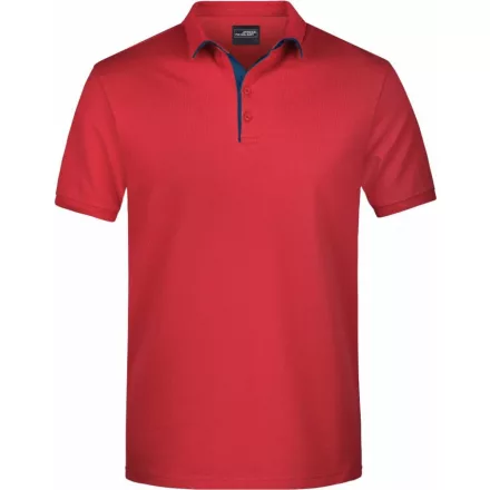 James & Nicholson Men's Piqué Polo Single Stripe