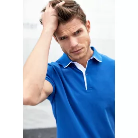 James & Nicholson Men's Piqué Polo Single Stripe