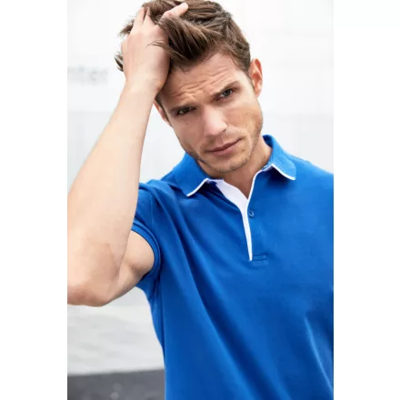 James & Nicholson Men's Piqué Polo Single Stripe