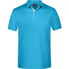 James & Nicholson Men's Piqué Polo Single Stripe