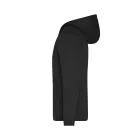 James&Nicholson pulóver Promo Zip Hoody 280 fekete