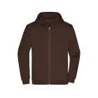 James&Nicholson pulóver Promo Zip Hoody 280 barna