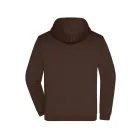 James&Nicholson pulóver Promo Zip Hoody 280 barna