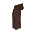 James&Nicholson pulóver Promo Zip Hoody 280 barna