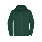 James&Nicholson pulóver Promo Zip Hoody 280 sötétzöld