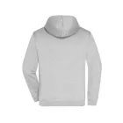 James&Nicholson pulóver Promo Zip Hoody 280 melírozott szürke