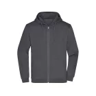 James&Nicholson pulóver Promo Zip Hoody 280 grafit
