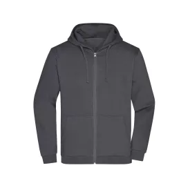 James&Nicholson pulóver Promo Zip Hoody 280 grafit