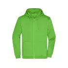 James&Nicholson pulóver Promo Zip Hoody 280 lime