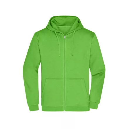 James&Nicholson pulóver Promo Zip Hoody 280 lime