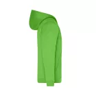 James&Nicholson pulóver Promo Zip Hoody 280 lime