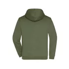James&Nicholson pulóver Promo Zip Hoody 280 olíva