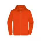James&Nicholson pulóver Promo Zip Hoody 280 narancssárga