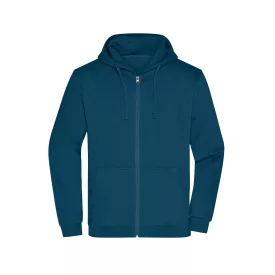 James&Nicholson pulóver Promo Zip Hoody 280 petrol