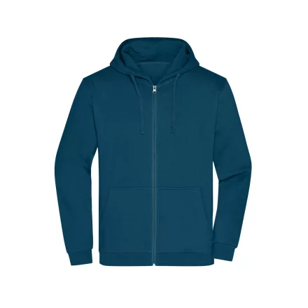 James&Nicholson pulóver Promo Zip Hoody 280 petrol