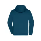James&Nicholson pulóver Promo Zip Hoody 280 petrol
