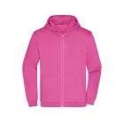James&Nicholson pulóver Promo Zip Hoody 280 pink