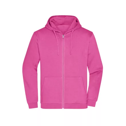 James&Nicholson pulóver Promo Zip Hoody 280 pink