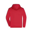 James&Nicholson pulóver Promo Zip Hoody 280 piros