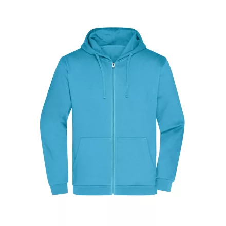James&Nicholson pulóver Promo Zip Hoody 280 türkíz