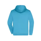 James&Nicholson pulóver Promo Zip Hoody 280 türkíz