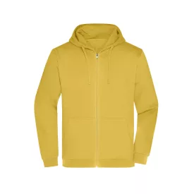 James&Nicholson pulóver Promo Zip Hoody 280 sárga