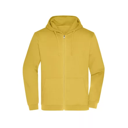 James&Nicholson pulóver Promo Zip Hoody 280 sárga