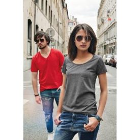 James & Nicholson Ladies' Pocket T-Shirt Organic