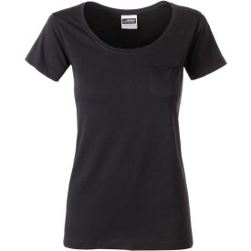 James & Nicholson Ladies' Pocket T-Shirt Organic