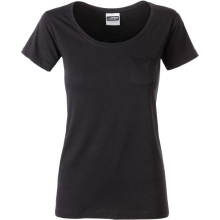 James & Nicholson Ladies' Pocket T-Shirt Organic