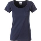 James & Nicholson Ladies' Pocket T-Shirt Organic