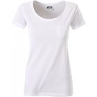 James & Nicholson Ladies' Pocket T-Shirt Organic