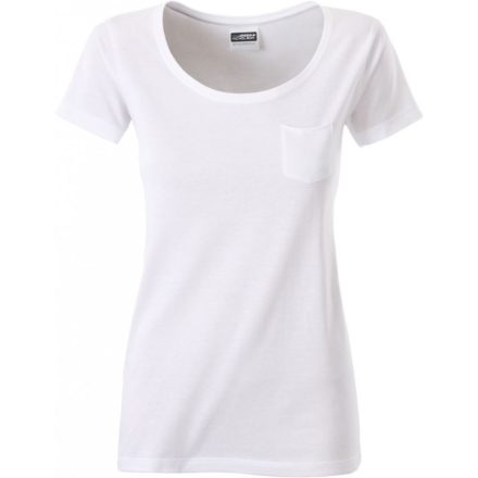James & Nicholson Ladies' Pocket T-Shirt Organic