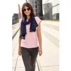 James&Nicholson női póló Casual Organic 120 pink
