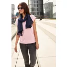 James&Nicholson női póló Casual Organic 120 pink