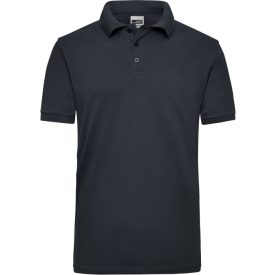   James&Nicholson galléros póló Heavy Workwear Piqué 220 carbon