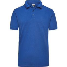   James&Nicholson galléros póló Heavy Workwear Piqué 220 királykék