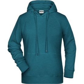 James & Nicholson Ladies Raglan Hooded Sweat