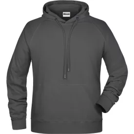 James & Nicholson Men's Raglan Hooded Sweat