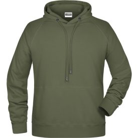 James & Nicholson Men's Raglan Hooded Sweat