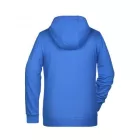 James&Nicholson női pulóver Zip Hoody 300 cobalt
