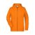 James&Nicholson női pulóver Zip Hoody 300 narancs
