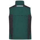 James&Nicholson mellény Strong 260 sötétzöld-fekete