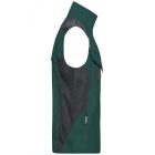 James&Nicholson mellény Strong 260 sötétzöld-fekete