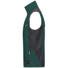 James&Nicholson mellény Strong 260 sötétzöld-fekete