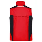 James&Nicholson munkás mellény Strong 260 piros-fekete