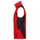 James&Nicholson munkás mellény Strong 260 piros-fekete